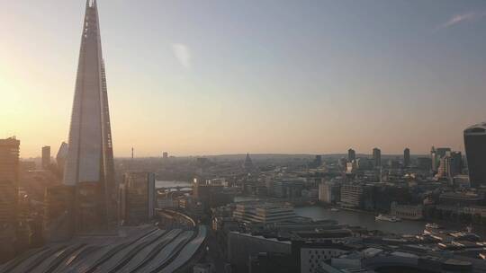 伦敦的城市建筑视频素材模板下载
