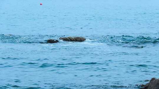 海浪拍岸 看海 沙滩 礁石 0911