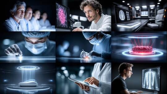 临床实验前沿探索智慧医疗新篇章高清在线视频素材下载