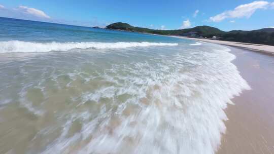 海岸海浪fpv实拍升格