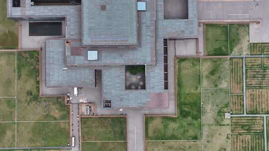 河南省洛阳市二里头夏都遗址航拍