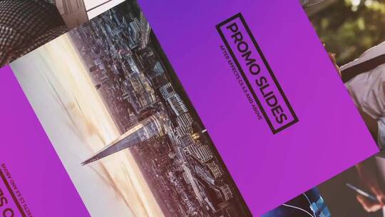 时尚促销幻灯片图文介绍AE模板