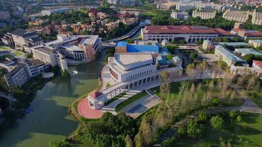 航拍福州闽江学院