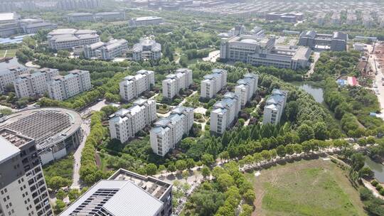 航拍南京晓庄学院