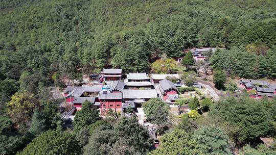 丽江玉峰寺航拍