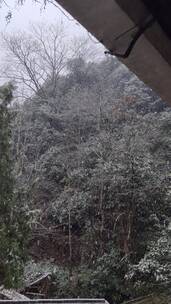 徽州地区山村雪景