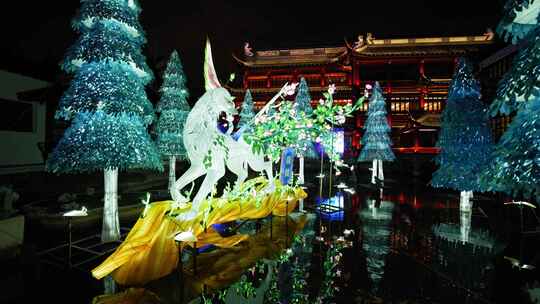 豫园 豫园灯会 上海城隍庙 夜景 灯光  蛇年