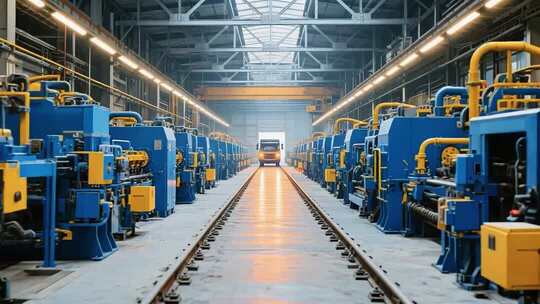 大型工厂、生产流水线