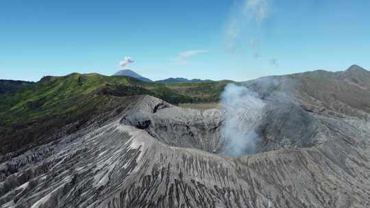 Bromo火山航拍印度尼西亚