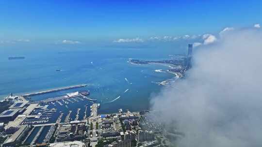 青岛城市云海浮山湾