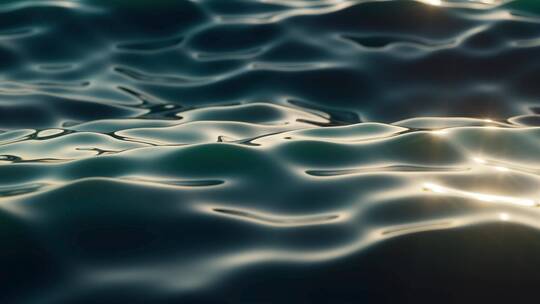 湖面海面河面水面水波纹波光粼粼素材背景