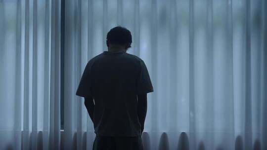 中年压力无奈失落沮丧落魄孤独