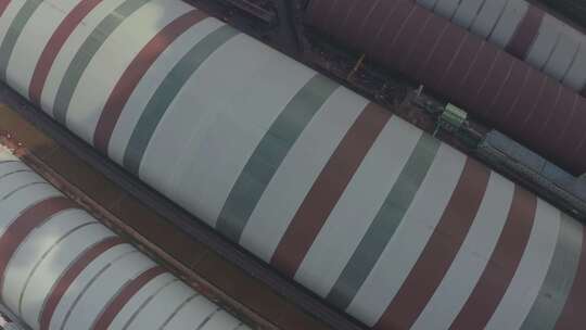 昆明钢铁厂航拍视频素材模板下载