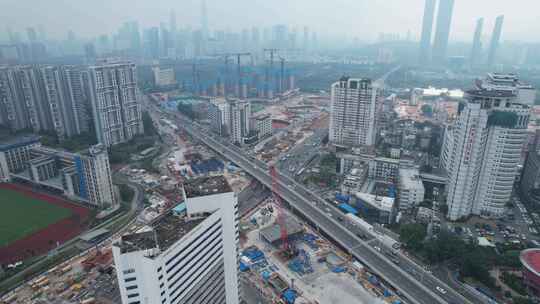 深圳罗湖区城市建筑交通