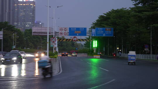 广州马路街景