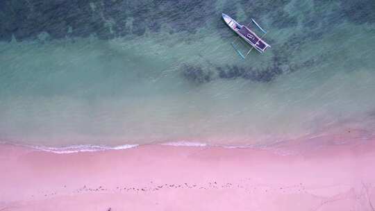 粉红海滩视频素材模板下载