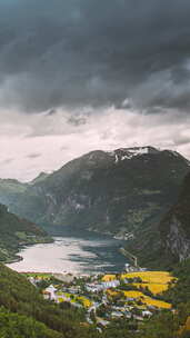 Geirangerfjord挪威Geir