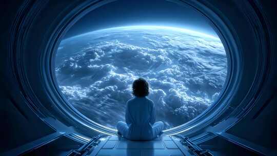 地球空间站太空舱寰宇星辰太空探索空间站
