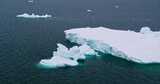 航拍格陵兰冰海 北极探险高清在线视频素材下载