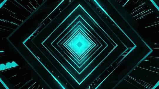 蓝色抽象电影隧道