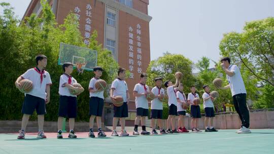 小学初中课堂体育音乐课间操班级课堂奔跑