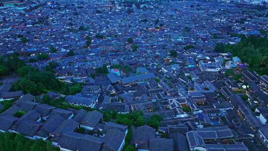 云南丽江古城夜景