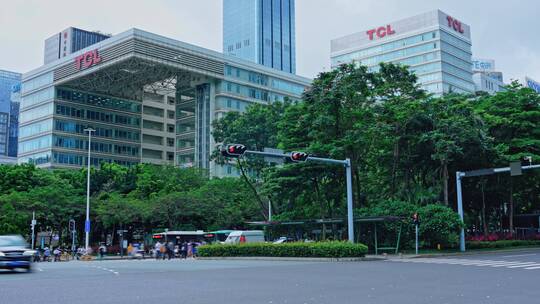 【正版素材】深圳TCL街道路口C0631