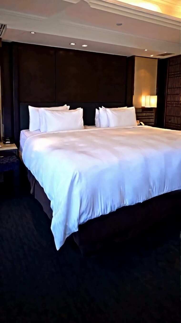 酒店大床房室内场景