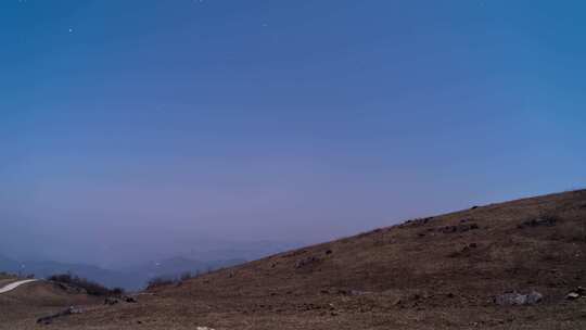 湖北襄阳南顶草原星空延时