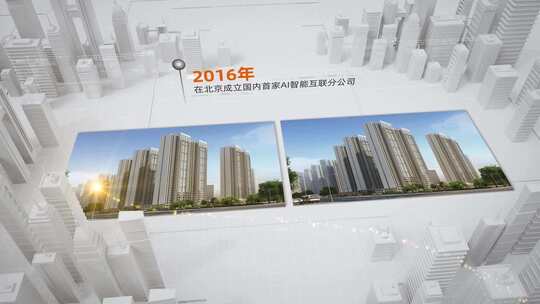 简约干净图文展示动画