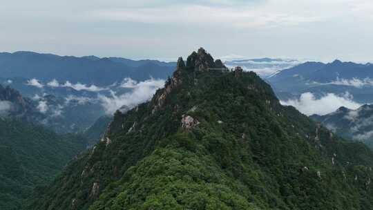 美丽中国河南伏牛山老界岭自然风光