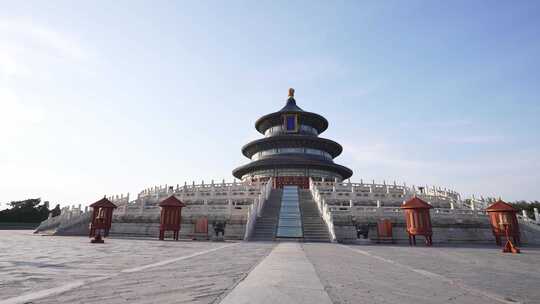 北京天坛公园祈年殿视频素材模板下载