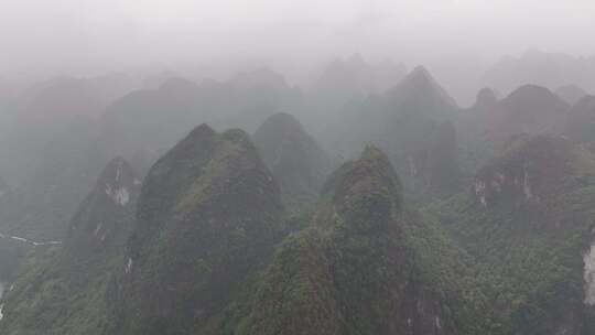 河池小三峡景区航拍