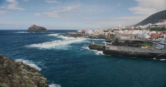 Garachico，特内里费岛，海洋，海