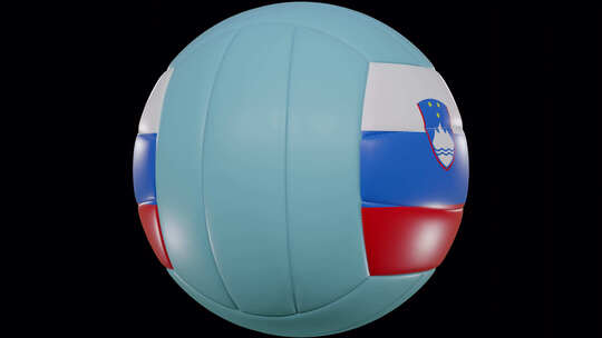 斯洛文尼亚排球旋转|UHD|60fps视频素材模板下载
