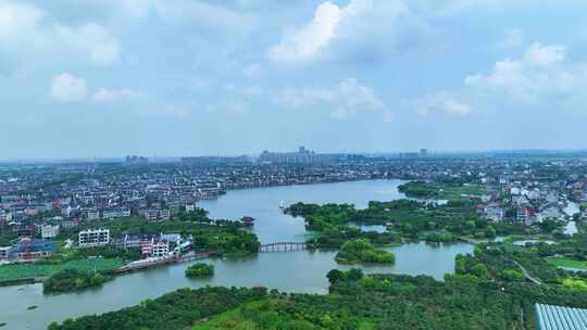 临平丁山湖湿地风光