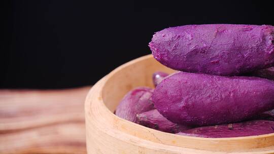 紫罗兰紫薯视频素材模板下载