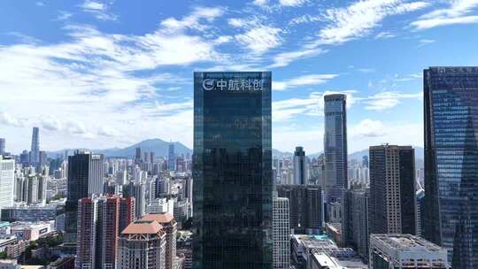 深圳福田中航科创、华强北中航中心航拍