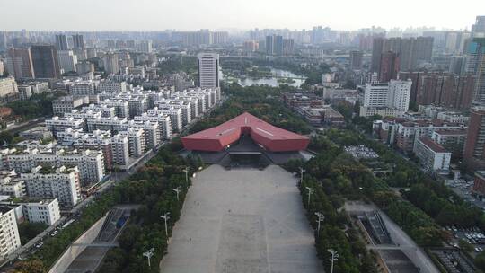 湖北武汉辛亥革命纪念馆航拍