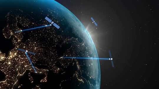 4K- 卫星链接地球