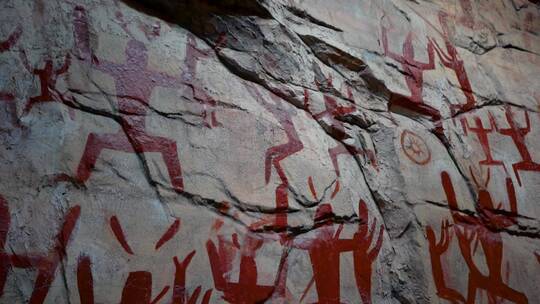 广西左江岩画壁画古代遗迹考古