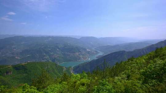 四川重庆瞿塘峡三峡之巅景点