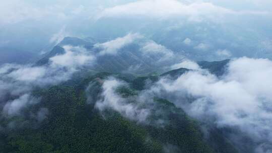 山川高山云海航拍