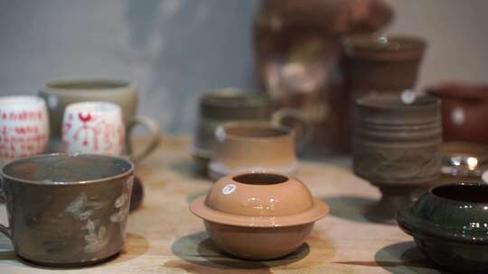 陶瓷博物馆展览品瓷器艺术品人文工艺品展示
