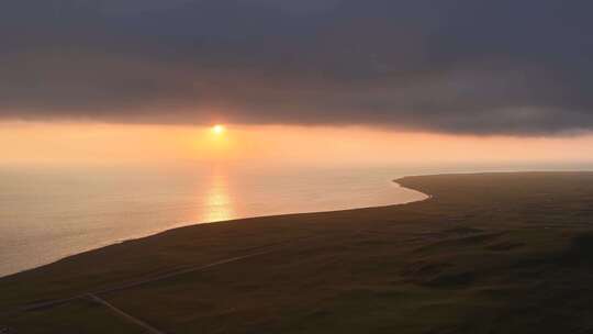 环青海湖视频合集