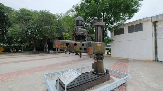 广西柳州工业博物馆老式机器