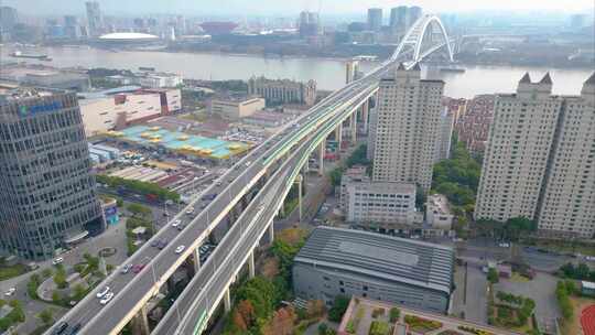 上海城市地标风景延时视频素材