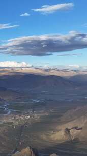 高清竖屏航拍西藏日喀则定日珠峰美好合集