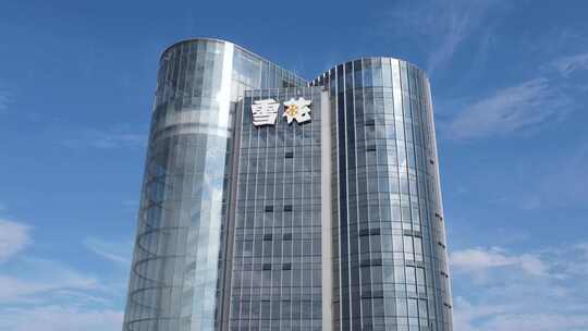 深圳市宝安华润雪花科创城啤酒小镇航拍