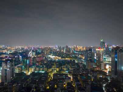 佛山地标祖庙岭南天地夜景直推延时